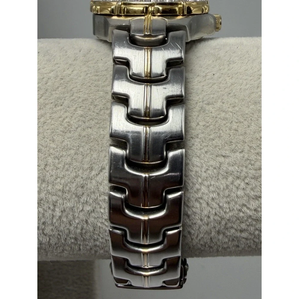 Fossil Blue AM-3757 New Battery Ladies MOP Watch 27MM 6.75